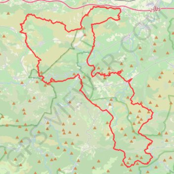 Itinéraire Ribaute, distance, dénivelé, altitude, carte, profil, trace GPS