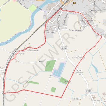 Itinéraire circuit messac, distance, dénivelé, altitude, carte, profil, trace GPS