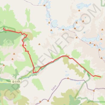 Itinéraire Tour des Écrins, du Font Turbat à Valsenestre, distance, dénivelé, altitude, carte, profil, trace GPS