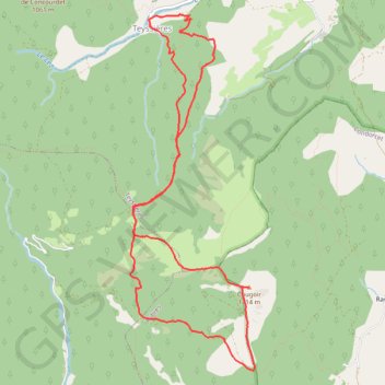 Itinéraire Le cougoir, distance, dénivelé, altitude, carte, profil, trace GPS