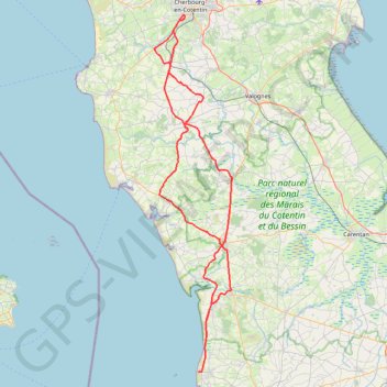 Itinéraire Evening Mar 27th, distance, dénivelé, altitude, carte, profil, trace GPS