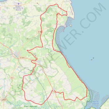 Itinéraire 2 - MONT BLANC MOYEN, distance, dénivelé, altitude, carte, profil, trace GPS