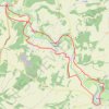 Itinéraire Rando dans la vallée du Serein avec visite de Noyers, village de caractère dans le département de l'Yonne, distance, dénivelé, altitude, carte, profil, trace GPS