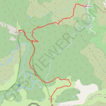 Itinéraire Le Rimbaud Pic Sailfort Tour Massana, distance, dénivelé, altitude, carte, profil, trace GPS