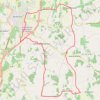 Itinéraire Boucle vélo route Barbezieux - Circuit découverte 9B, distance, dénivelé, altitude, carte, profil, trace GPS
