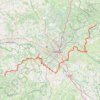 Itinéraire Virareix - Cussac, distance, dénivelé, altitude, carte, profil, trace GPS