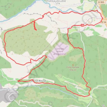 Itinéraire Figanières, distance, dénivelé, altitude, carte, profil, trace GPS