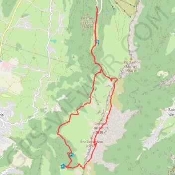 Itinéraire Col de l'Arc - Col Vert, distance, dénivelé, altitude, carte, profil, trace GPS