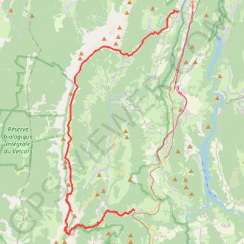 Itinéraire Le Grand Veymont, distance, dénivelé, altitude, carte, profil, trace GPS