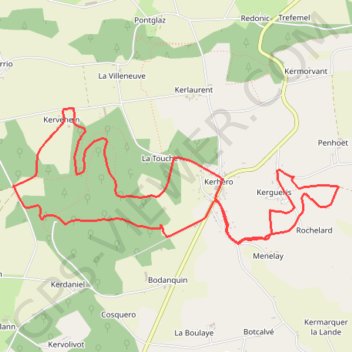 Itinéraire MOUSTOIR, distance, dénivelé, altitude, carte, profil, trace GPS
