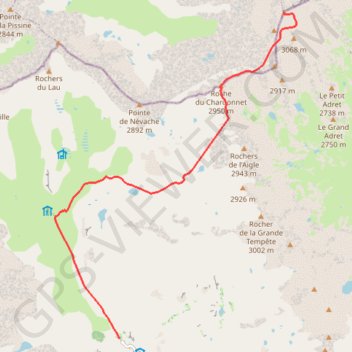 Itinéraire Mont Thabor (par les Drayères), distance, dénivelé, altitude, carte, profil, trace GPS