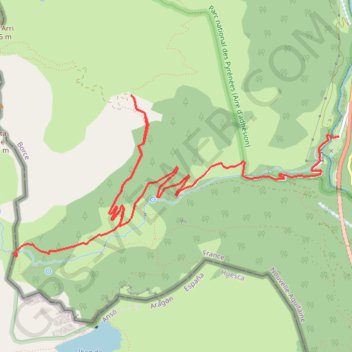 Itinéraire Forge d'Abel, distance, dénivelé, altitude, carte, profil, trace GPS