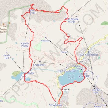 Itinéraire Vanoise - Aiguille Percée, distance, dénivelé, altitude, carte, profil, trace GPS