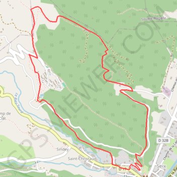 Itinéraire La Paloumère par les crêtes, distance, dénivelé, altitude, carte, profil, trace GPS