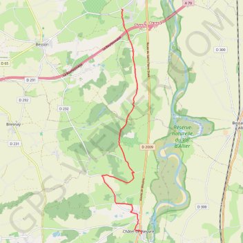 Itinéraire Sculptures du Chemin de Saint Jacques, distance, dénivelé, altitude, carte, profil, trace GPS