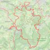 Itinéraire Trail « les 100k Célestes XXV » - Soiron, distance, dénivelé, altitude, carte, profil, trace GPS
