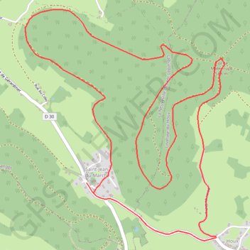 Itinéraire Chemins du Cœur des Vosges - La breuchotte, distance, dénivelé, altitude, carte, profil, trace GPS