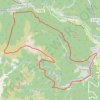 Itinéraire Serre de More, portail de Roquandouire en circuit depuis Andabre, distance, dénivelé, altitude, carte, profil, trace GPS