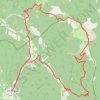 Itinéraire Le sommet de la Lance - Le Pègue, distance, dénivelé, altitude, carte, profil, trace GPS
