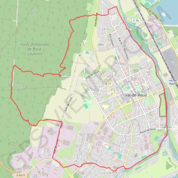 Itinéraire Randonnée Lery, distance, dénivelé, altitude, carte, profil, trace GPS