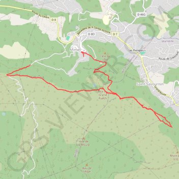 Itinéraire La montagne du Bau Trauqua, distance, dénivelé, altitude, carte, profil, trace GPS