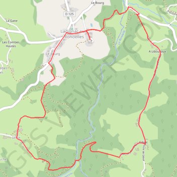 Itinéraire Argeassou, Rondelle et Avalouze - Ladignac-sur-Rondelles - Pays de Tulle, distance, dénivelé, altitude, carte, profil, trace GPS