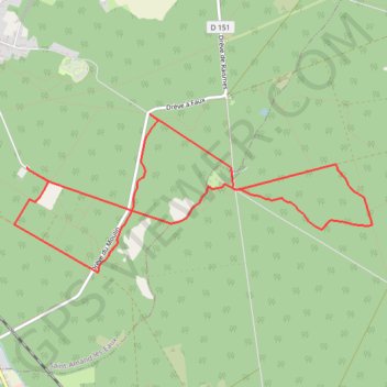 Itinéraire Les Insurgés, la Fontaine Bouillon, les Prés Charniers - Saint-Amand-les-Eaux, distance, dénivelé, altitude, carte, profil, trace GPS