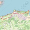 Itinéraire De Lanvéoc à Pen Ar Vir, distance, dénivelé, altitude, carte, profil, trace GPS