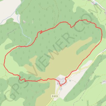 Itinéraire La Forêt Royale, distance, dénivelé, altitude, carte, profil, trace GPS