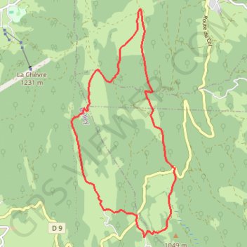 Itinéraire Col de Richemond - Planvanel - Pré carré - Les Orgères, distance, dénivelé, altitude, carte, profil, trace GPS