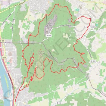 Itinéraire Barry-22km, distance, dénivelé, altitude, carte, profil, trace GPS