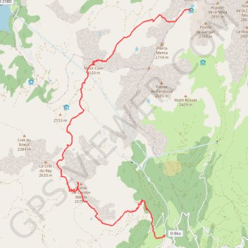 Itinéraire Col du Bresson - Mont Coin - Pointe Combe Bénite, distance, dénivelé, altitude, carte, profil, trace GPS