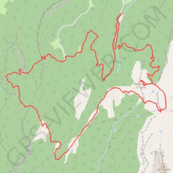Itinéraire Petit Som, distance, dénivelé, altitude, carte, profil, trace GPS