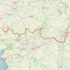 Itinéraire GR 364 : De Poitiers à Bournezeau, distance, dénivelé, altitude, carte, profil, trace GPS