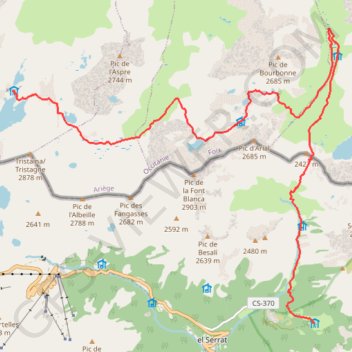 Itinéraire J3-v2, distance, dénivelé, altitude, carte, profil, trace GPS