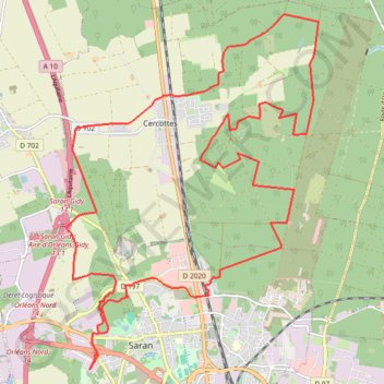 Itinéraire S22-Boucle-20, distance, dénivelé, altitude, carte, profil, trace GPS