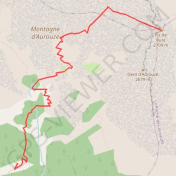 Itinéraire Pic de Bure, distance, dénivelé, altitude, carte, profil, trace GPS