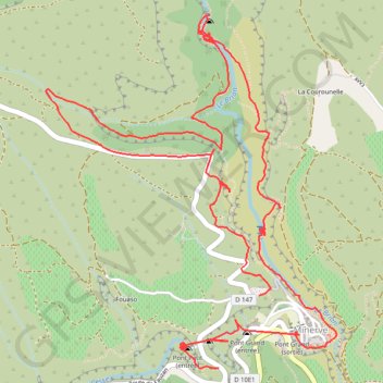 Itinéraire Minerve Course à pied, distance, dénivelé, altitude, carte, profil, trace GPS