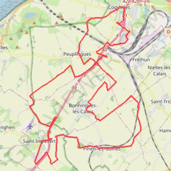 Itinéraire TELETHON 2022 BOUCLE 40 KM, distance, dénivelé, altitude, carte, profil, trace GPS