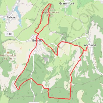 Itinéraire Paturages et forêts, distance, dénivelé, altitude, carte, profil, trace GPS