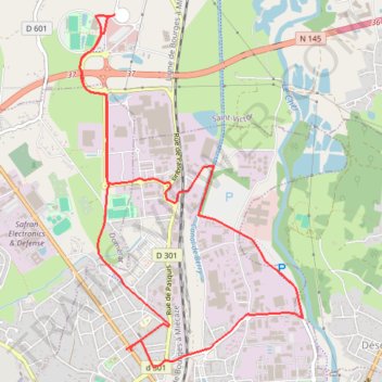 Itinéraire Montluçon 10,4 Km, distance, dénivelé, altitude, carte, profil, trace GPS