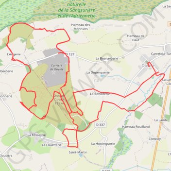 Itinéraire Tracé du 30km, distance, dénivelé, altitude, carte, profil, trace GPS