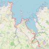 Itinéraire GR®34 de Morlaix à Roscoff, distance, dénivelé, altitude, carte, profil, trace GPS
