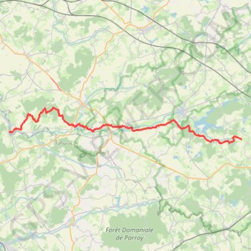 Itinéraire La traversée du Saulnois par le GR5, distance, dénivelé, altitude, carte, profil, trace GPS