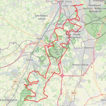 Itinéraire Hilly Route, distance, dénivelé, altitude, carte, profil, trace GPS