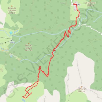 Itinéraire Les Chalets d'Amboin, distance, dénivelé, altitude, carte, profil, trace GPS