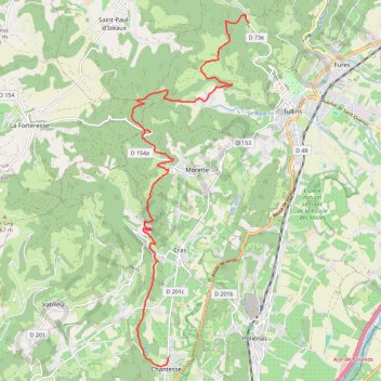Itinéraire Col de parménie, distance, dénivelé, altitude, carte, profil, trace GPS