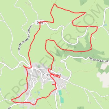 Itinéraire La vallée du Racamiole - Crémeaux, distance, dénivelé, altitude, carte, profil, trace GPS