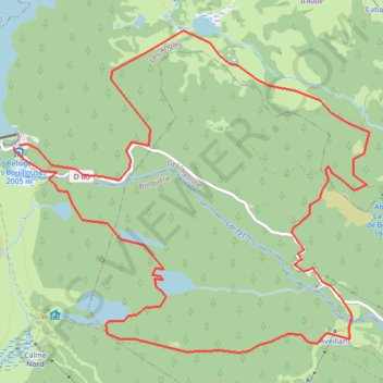 Itinéraire Boucle etang aude -pradella, distance, dénivelé, altitude, carte, profil, trace GPS