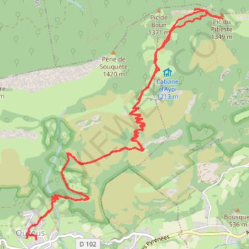 Itinéraire Mont Pibel avec Anne, distance, dénivelé, altitude, carte, profil, trace GPS